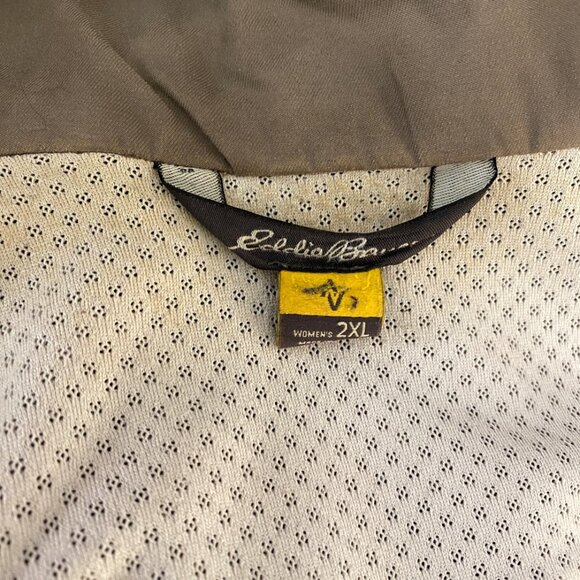 Eddie Bauer Raincoat Travex Weatheredge Beige Rain Jacket - Picture 7 of 10